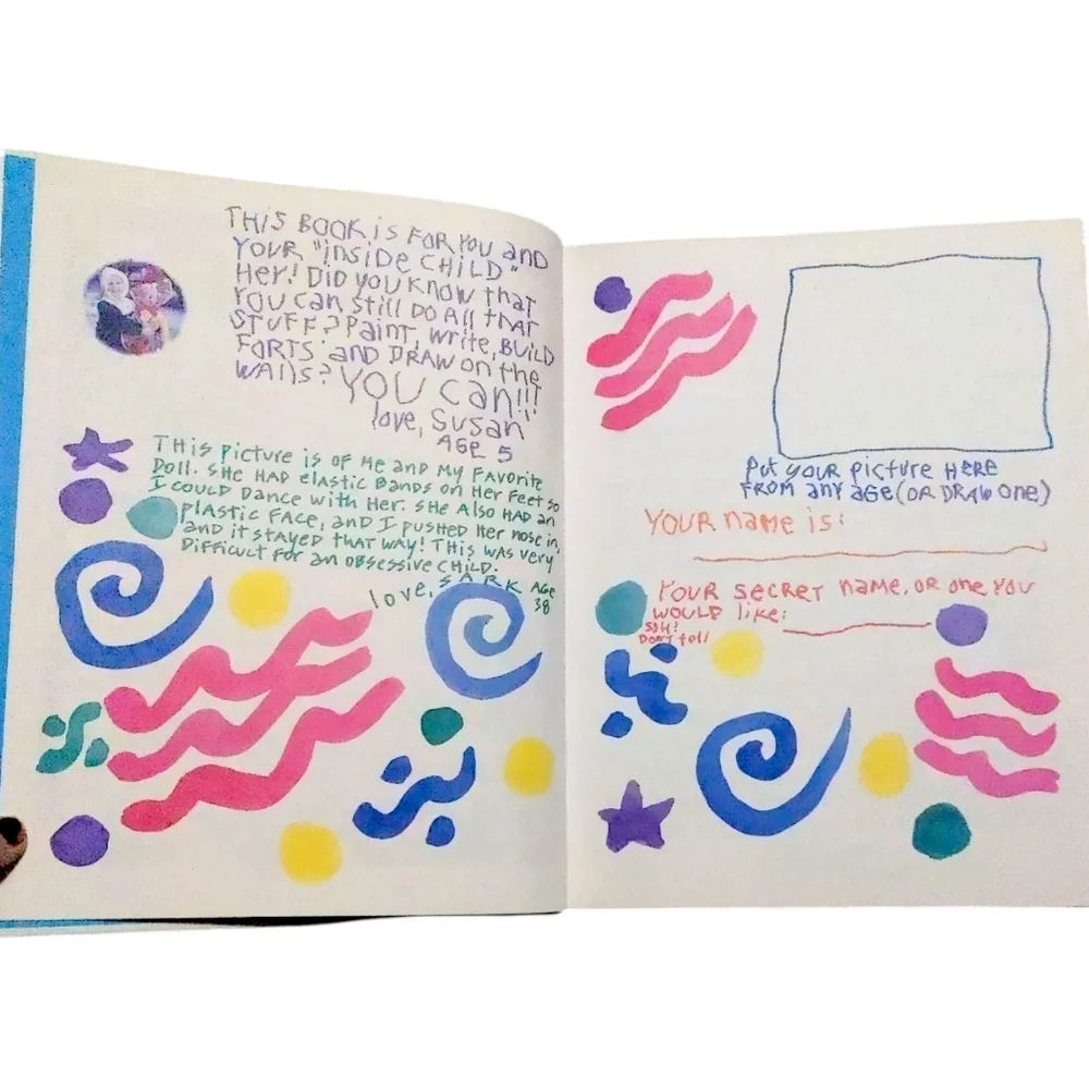 Vintage 1993 90s Sark's Journal and Play Book : A Place to Dream While Awake